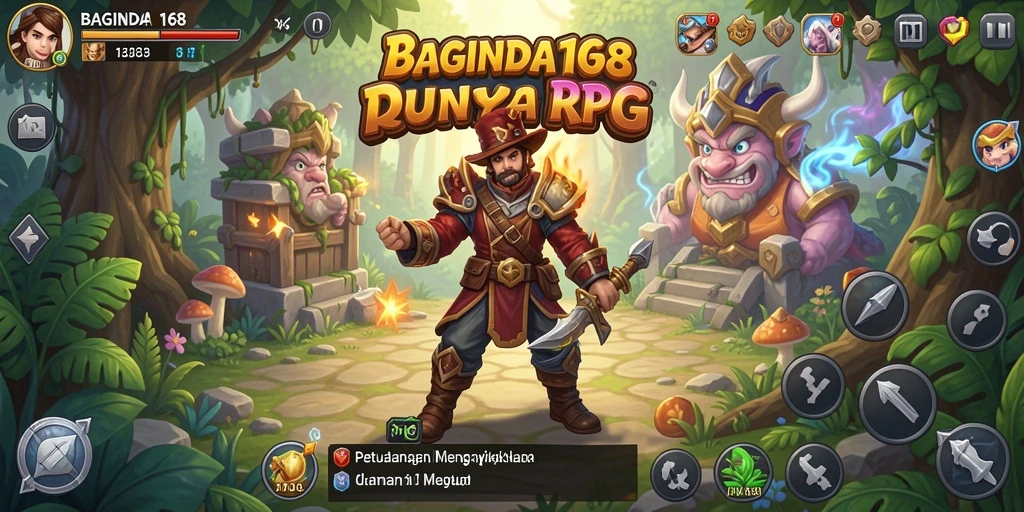 Tampilan seru dari gameplay <strong>BAGINDA168</strong> dengan aksi RPG yang mendebarkan.