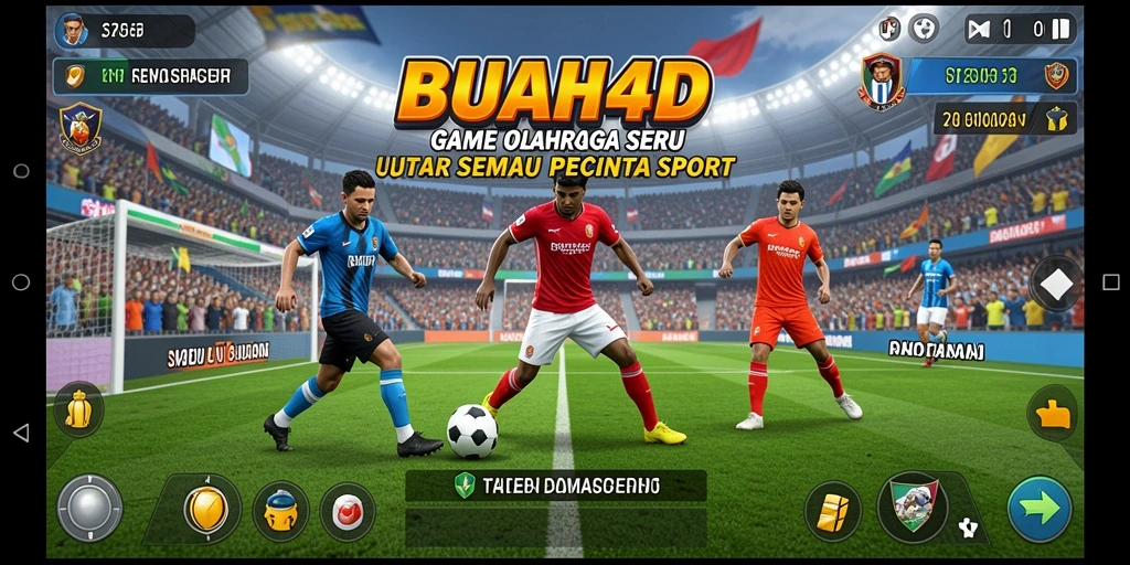 Tampilan gameplay BUAH4D yang penuh aksi dan seru.