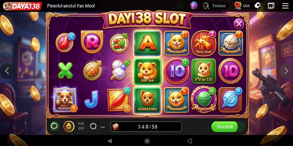Tampilan gameplay DAYA138 dengan fitur slot menarik.