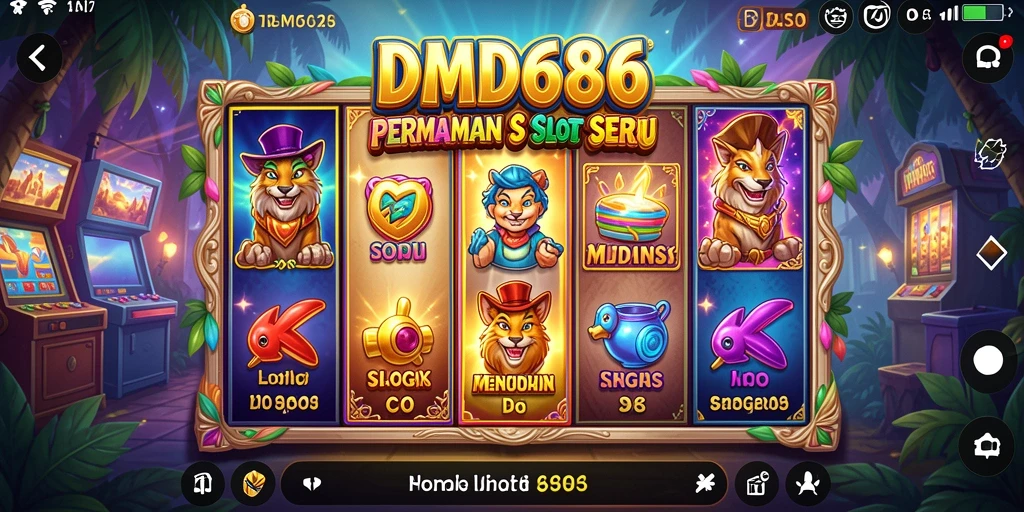 Tampilan gameplay menarik dari DMD686 yang memikat pemain.