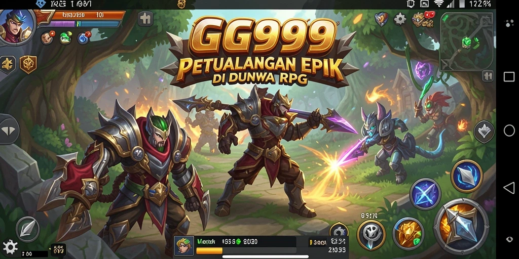 Tampilan gameplay GG999 yang penuh aksi dan petualangan.