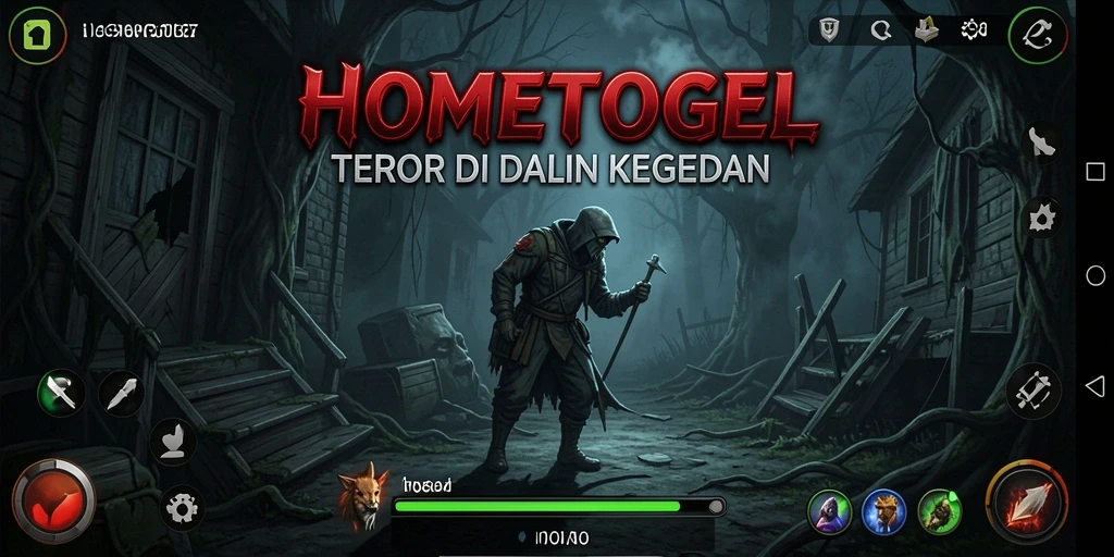 Tangkap momen menegangkan dalam gameplay HOMETOGEL yang penuh ketakutan.