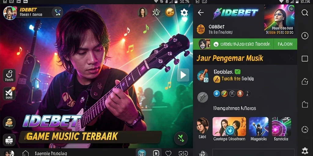 Tampilan gameplay IDEBET yang seru dan interaktif.