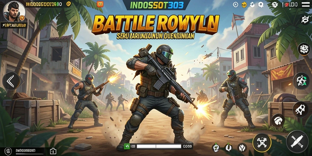Tampilan gameplay menarik dari INDOSLOT303 dengan pertarungan intens.
