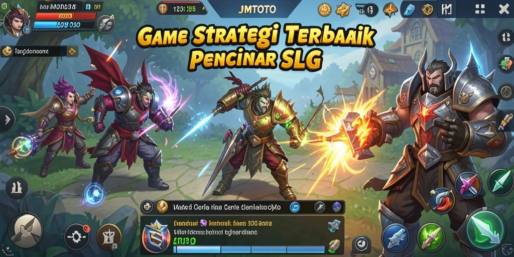 Tampilan gameplay menegangkan dalam JMTOTO yang memperlihatkan para pemain berstrategi.
