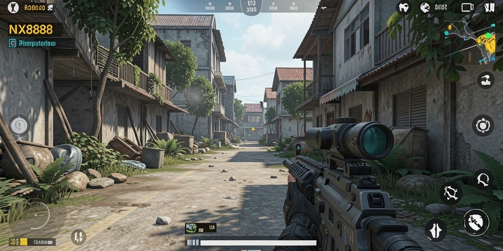 Screenshot NX888 menampilkan gameplay simulation yang mengasyikkan dan mendalam.