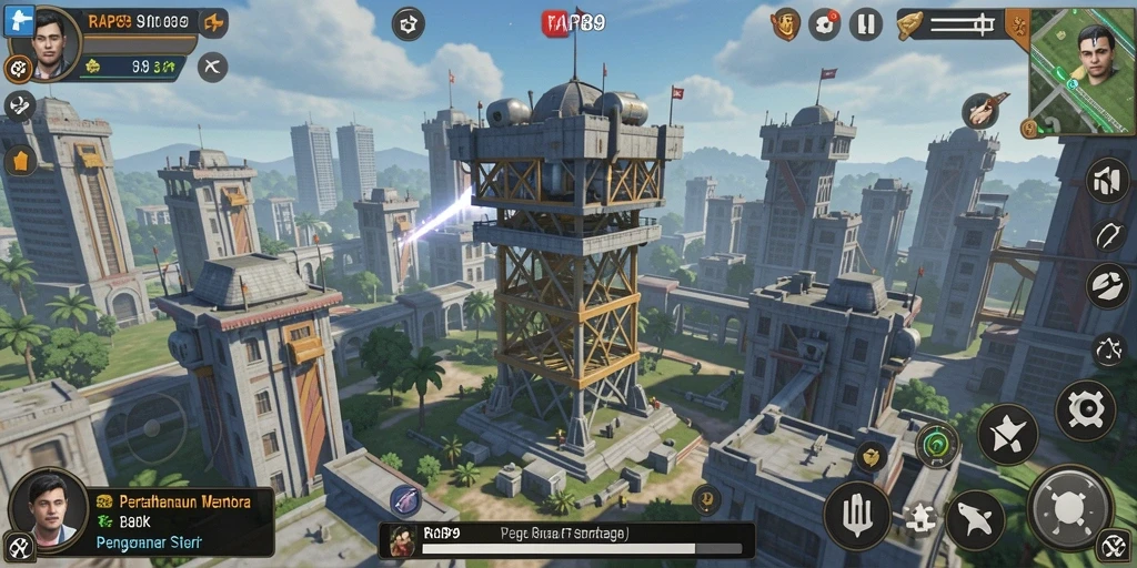 Menampilkan gameplay menarik dari game Tower Defense yang memacu adrenalin.