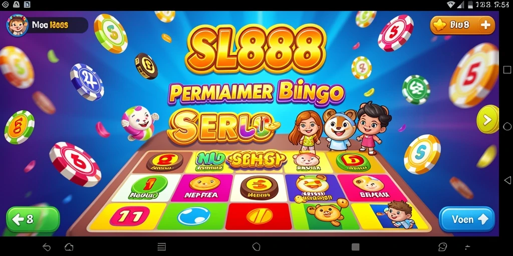 Screenshot gameplay SL888 yang menunjukkan aksi seru bermain Bingo.