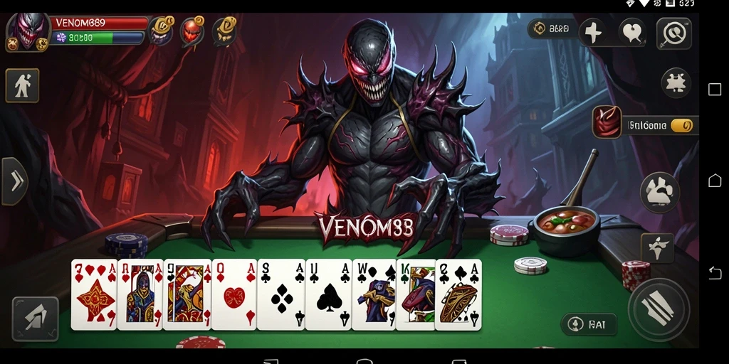 Tampilan gameplay Gaple yang seru dan interaktif di VENOM889.